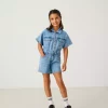 KOGcastel playsuit, Medium Blue Denim