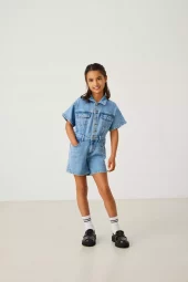 KOGcastel playsuit, Medium Blue Denim