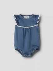 NBFmolly romper, Med blue denim
