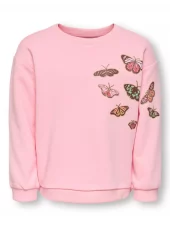 KMGbutterfly boxy print, Tickled Pink