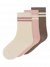NMFkimis 3p sock, Antique white