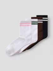 NKNdona 4p sock, Bright White