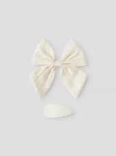 NMFacc-lilja 2p hairclips, Turtledove