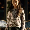 NKFlaika loose knit, Antique White