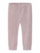 NBNwax wool rib leggings, Violet Ice