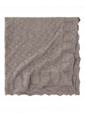 NBNwruni wool knit blanket, Satellite