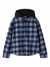 NKMNavim LS overshirt WH, tradewinds