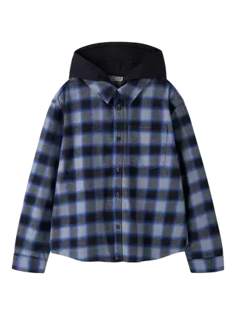 NKMNavim LS overshirt WH, tradewinds