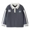 NMMNIMA LS loose polo knit, ombre blue