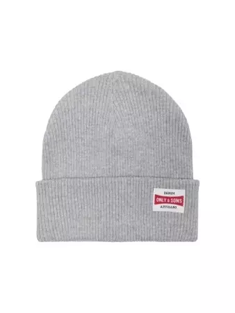 OSJBASIC BEANIE ACC, light grey melange
