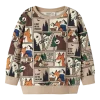 NMMOSWALDY LS nreg sweat bru box, sesame