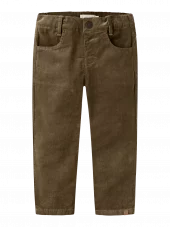 NMMRYANSOMBA Loose Cord pant 7766-SO LIL, Teak