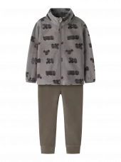 NMNSPEKTRA fleece set AOP FO, satelite
