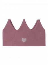 nmfmall headband W. Fleece badge Fo, Wistful mauve/Heart