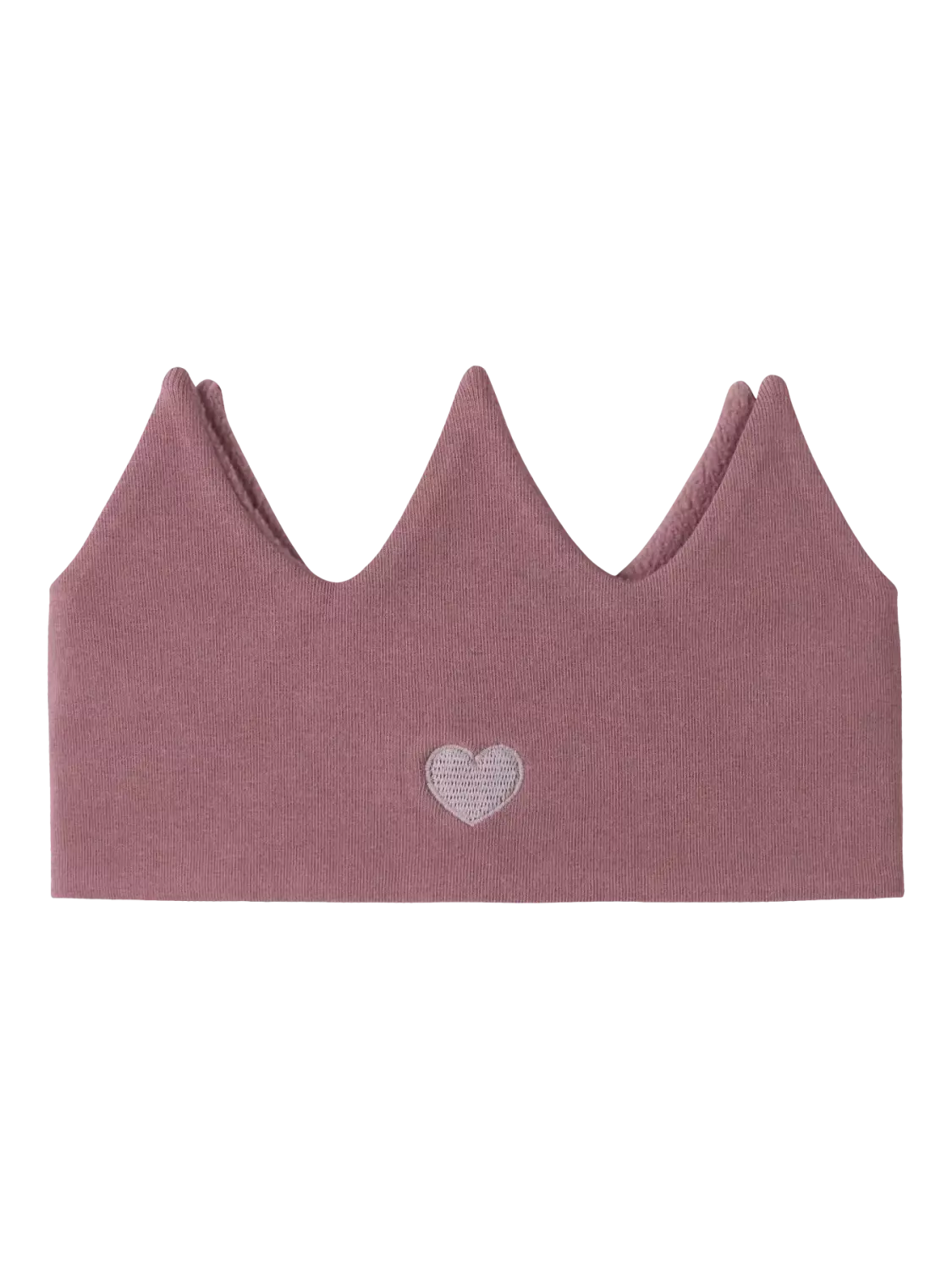 nmfmall headband W. Fleece badge Fo, Wistful mauve/Heart
