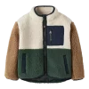 NMMMACEY teddy jacket block noos, jungle green