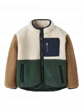 NMMMACEY teddy jacket block noos, jungle green