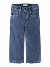 NMFOBELLO wide jeans 1144-SE LIL, Dark blue denim