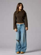 NLFheavy short fitted knit, Delicioso