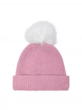 KMGsussi Lurex beanie, Foxglove