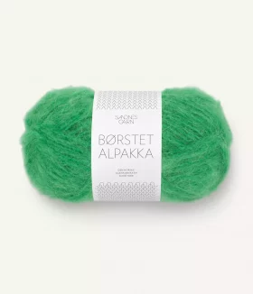 Børstet Alpakka 8236 Jellybean Green