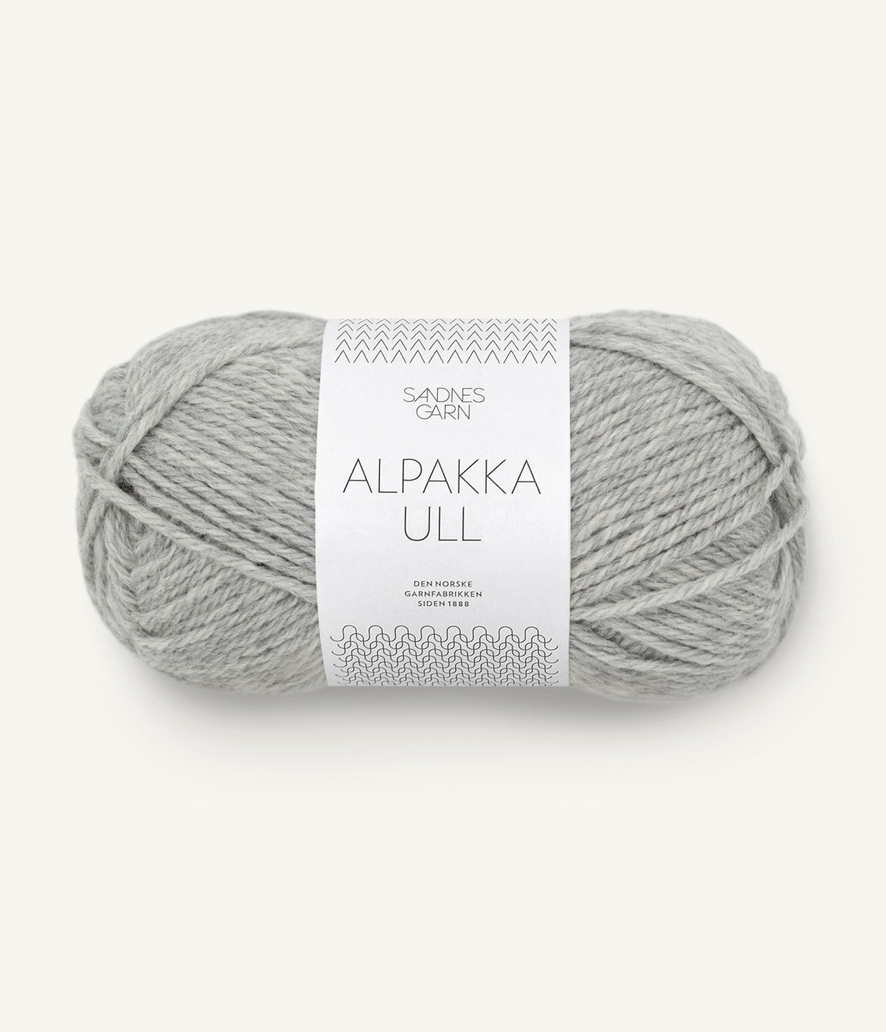 Alpakka Ull 1042 Gråmelert
