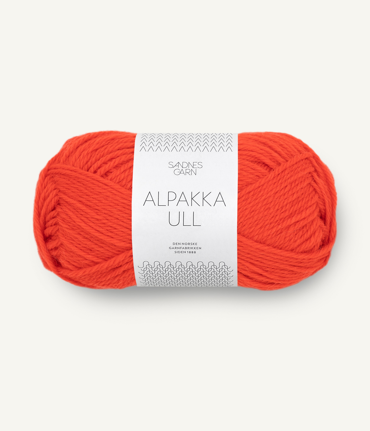 Alpakka Ull 3819 Oransje
