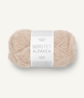 Børstet Alpakka 3021 Beige