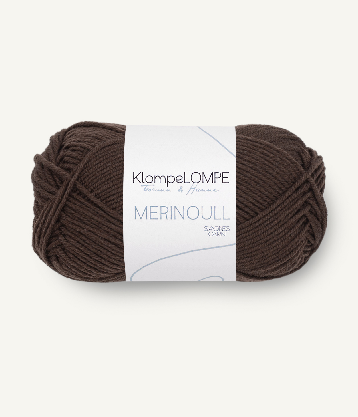 KL Merinoull 3081 Mørk Brun