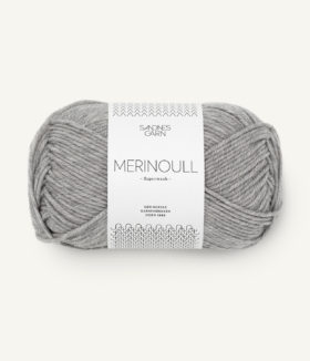 Merinoull 1042 Gråmelert