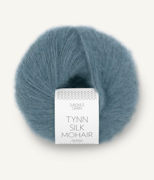 Tynn Silk Mohair 6552 Isblå
