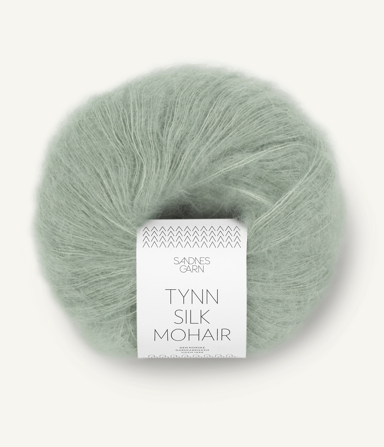 Tynn Silk Mohair 8521 Støvet Lys Grønn