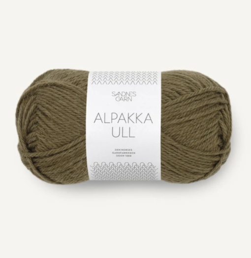 Alpakka Ull 9873 Dark Olive