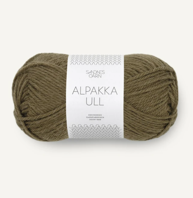 Alpakka Ull 9873 Dark Olive