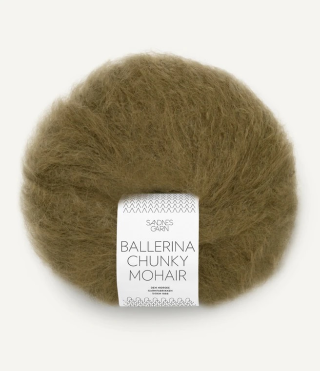 Ballerina Chunky Mohair 9873 Dark Olive