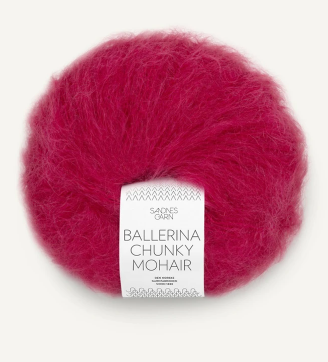 Ballerina Chunky Mohair 4255 Rumba Red