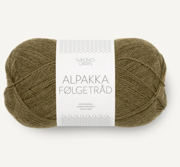 Alpakka Følgetråd 9873 Dark Olive