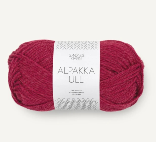 Alpakka Ull 4255 Rumba Red