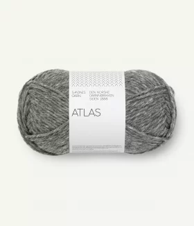 Atlas 1055 Mørk gråmelert