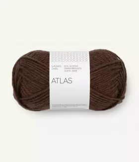 Atlas 3591 Mørk Brunmelert
