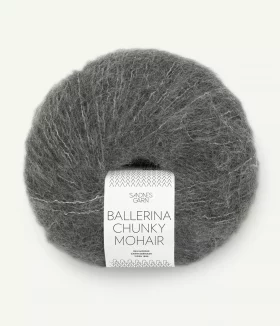 Ballerina Chunky Mohair 1053 Dark grey melange