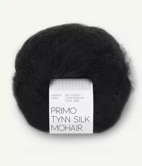 Primo Tynn Silk Mohair Svart 1099