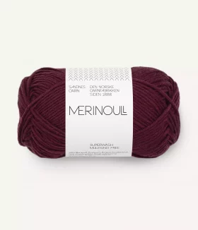 Merinoull 4372 Dyp burgunder