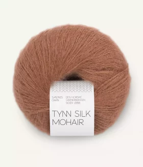 Tynn Silk Mohair 3342 Mocha Mousse