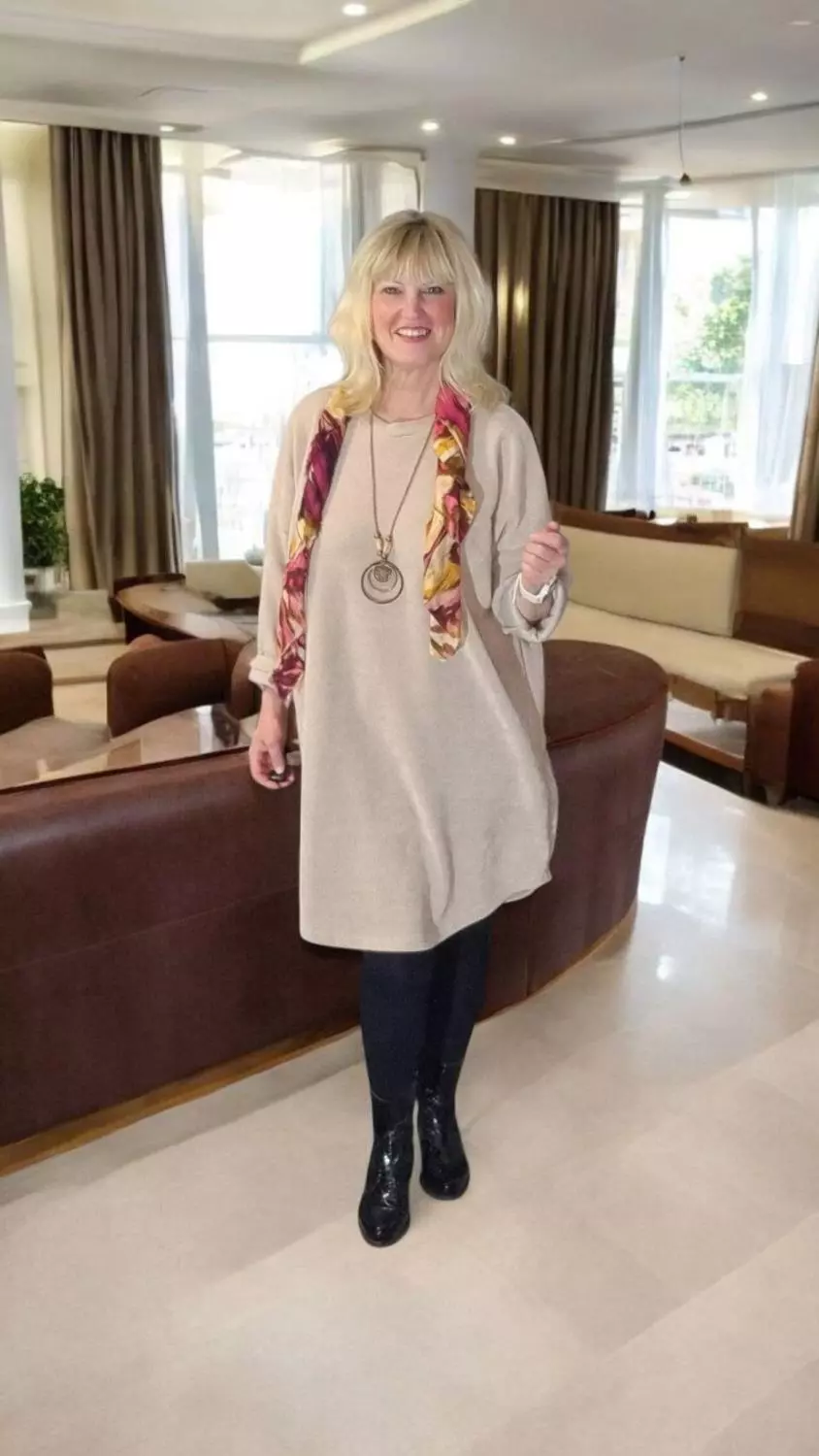 ORNELLA,kjole/ tunic,sand