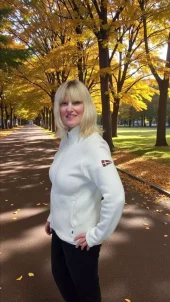 Sea Ranch, jakke m/zip,off white