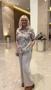 Valentina`s linbukse, beige