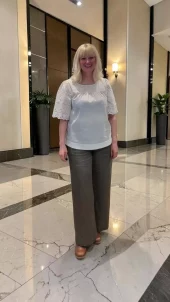 Valentina`s linbukse,military green