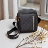 Rosenvinge, BIG CITY BAG, with embossed pattern, black