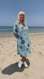 New Collection,Kjole/Tunika, Acqua print